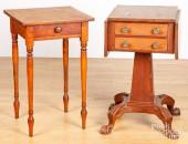 EMPIRE MAHOGANY WORK TABLE, PI