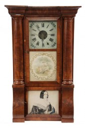 EMPIRE MANTEL CLOCK - Mahogany