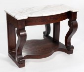 EMPIRE MARBLE-TOP PIER TABLE P