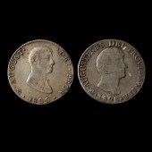 EMPIRE OF ITURBIDE, 1822 AND 1