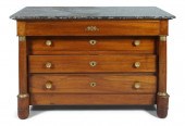 EMPIRE ORMOLU-MOUNTED MAHOGANY