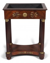 EMPIRE ORMOLU-MOUNTED MAHOGANY