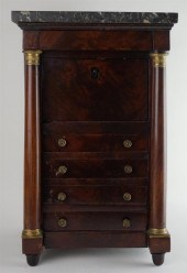 EMPIRE ORMOLU MOUNTED MAHOGANY