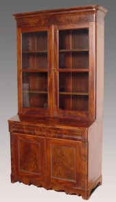 EMPIRE PERIOD BOOKCASE SECRETA