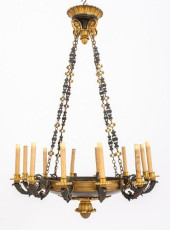 EMPIRE REVIVAL GILT BRONZE TWE