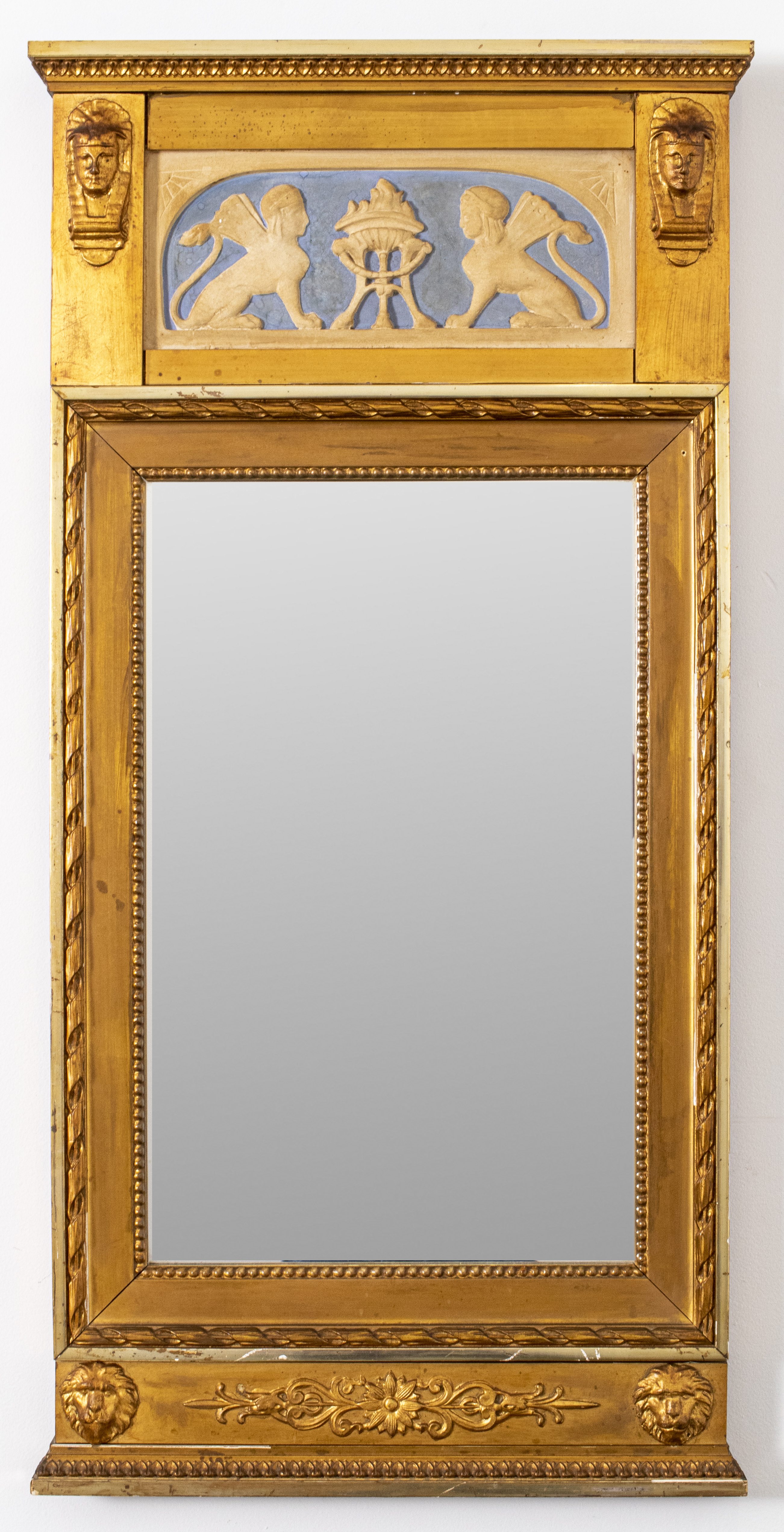 EMPIRE REVIVAL GILTWOOD & CERAMIC