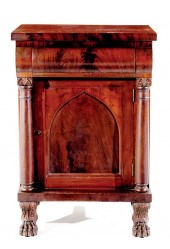 Empire Revival mahogany cabine