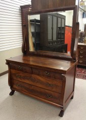 EMPIRE REVIVAL MAHOGANY DRESSE