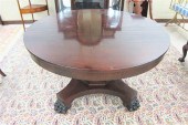 EMPIRE REVIVAL MAHOGANY PEDEST