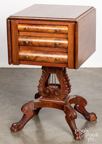 EMPIRE REVIVAL MAHOGANY WORK