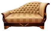 EMPIRE REVIVAL SMALL CHAISE OR