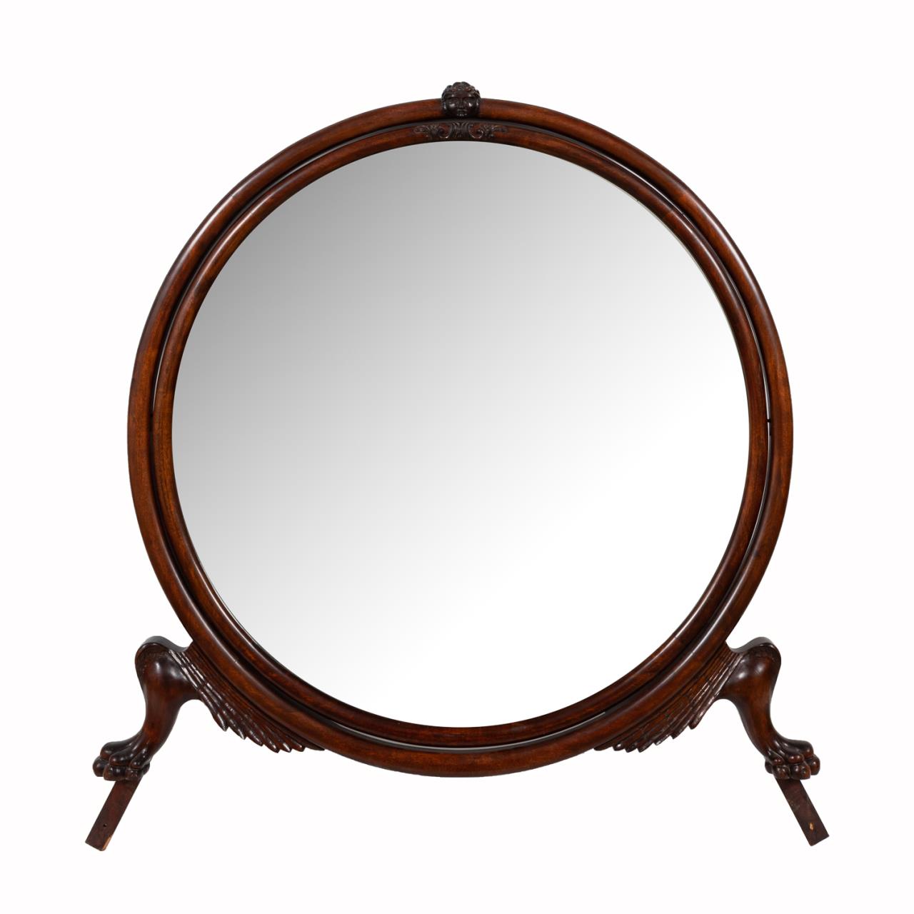EMPIRE REVIVAL STYLE DRESSER MIRROR
