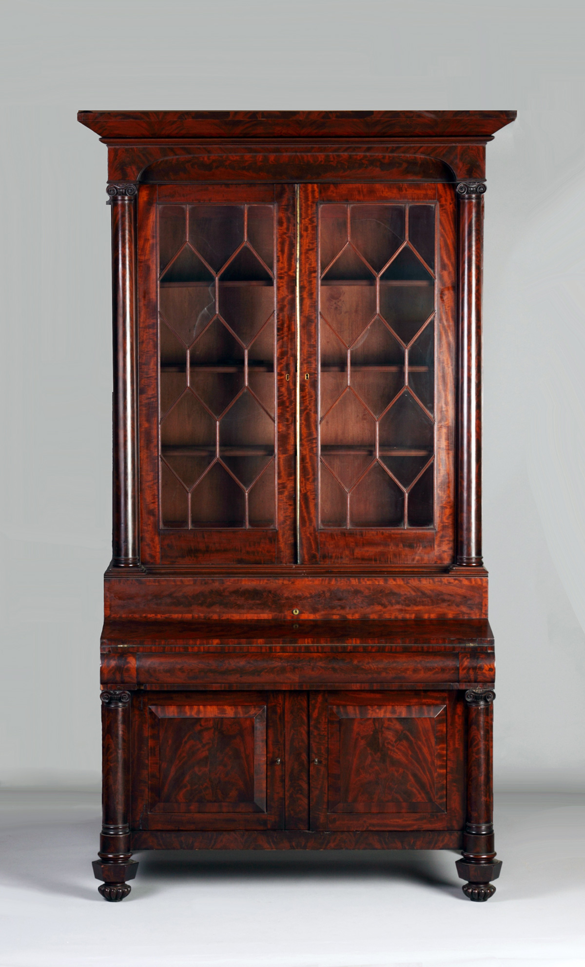 Empire Secretary Bookcase attr.