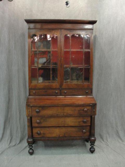 Empire Secretary Bookcase. From a