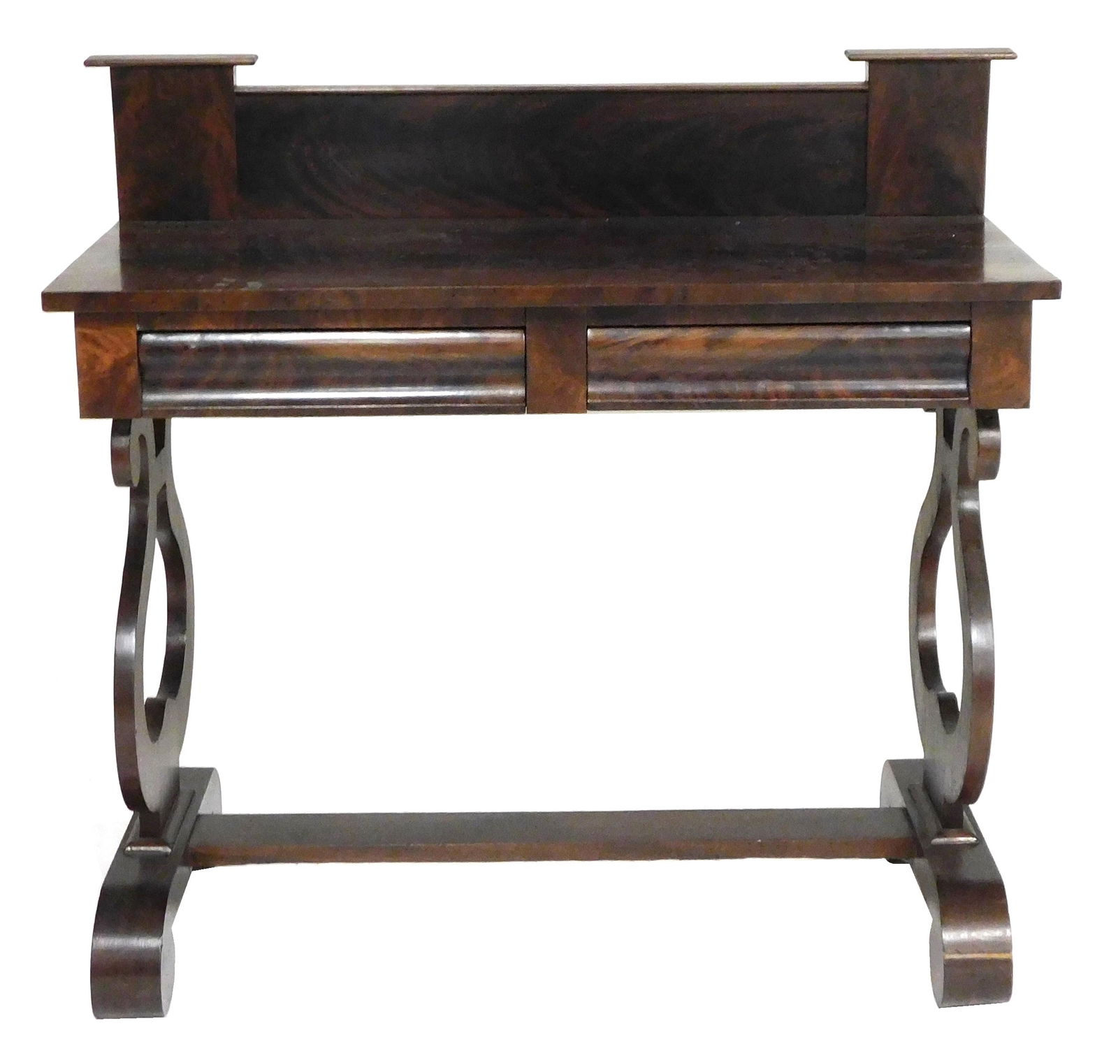 EMPIRE SERVING TABLE, MAHOGANY