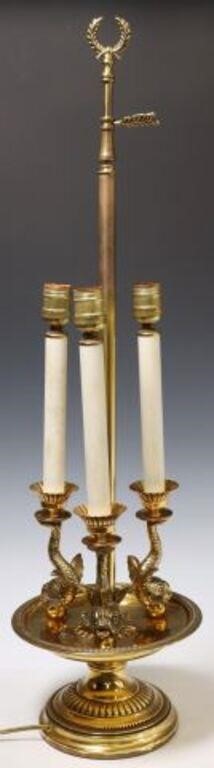 EMPIRE STYLE BOUILLOTTE GILT