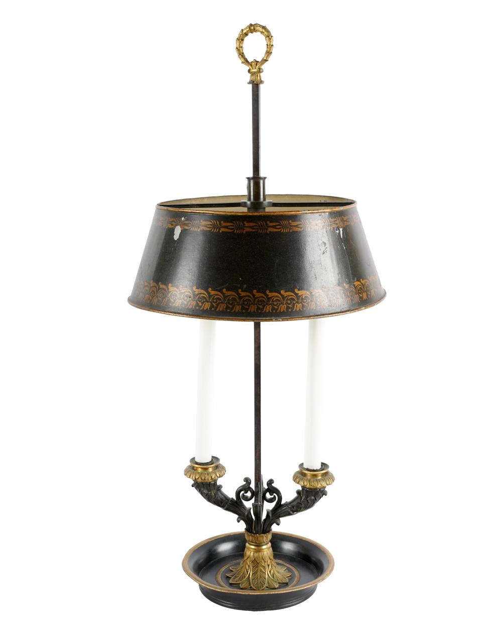 EMPIRE-STYLE BOUILLOTTE LAMPthe