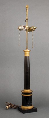 EMPIRE STYLE BRASS & EBONIZED