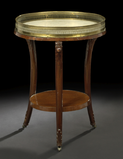 Empire-Style Brass-Mounted Mahogany