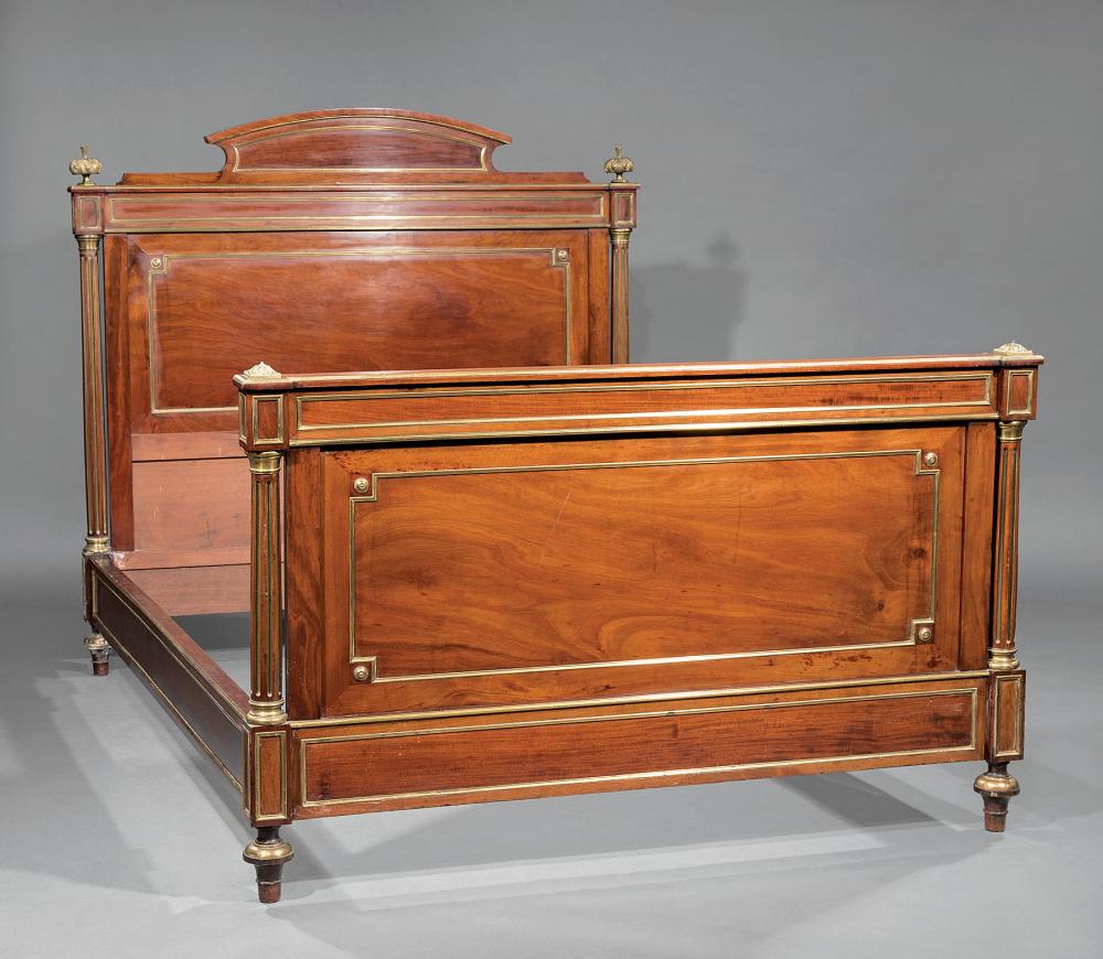 EMPIRE-STYLE BRASS-MOUNTED MAHOGANY