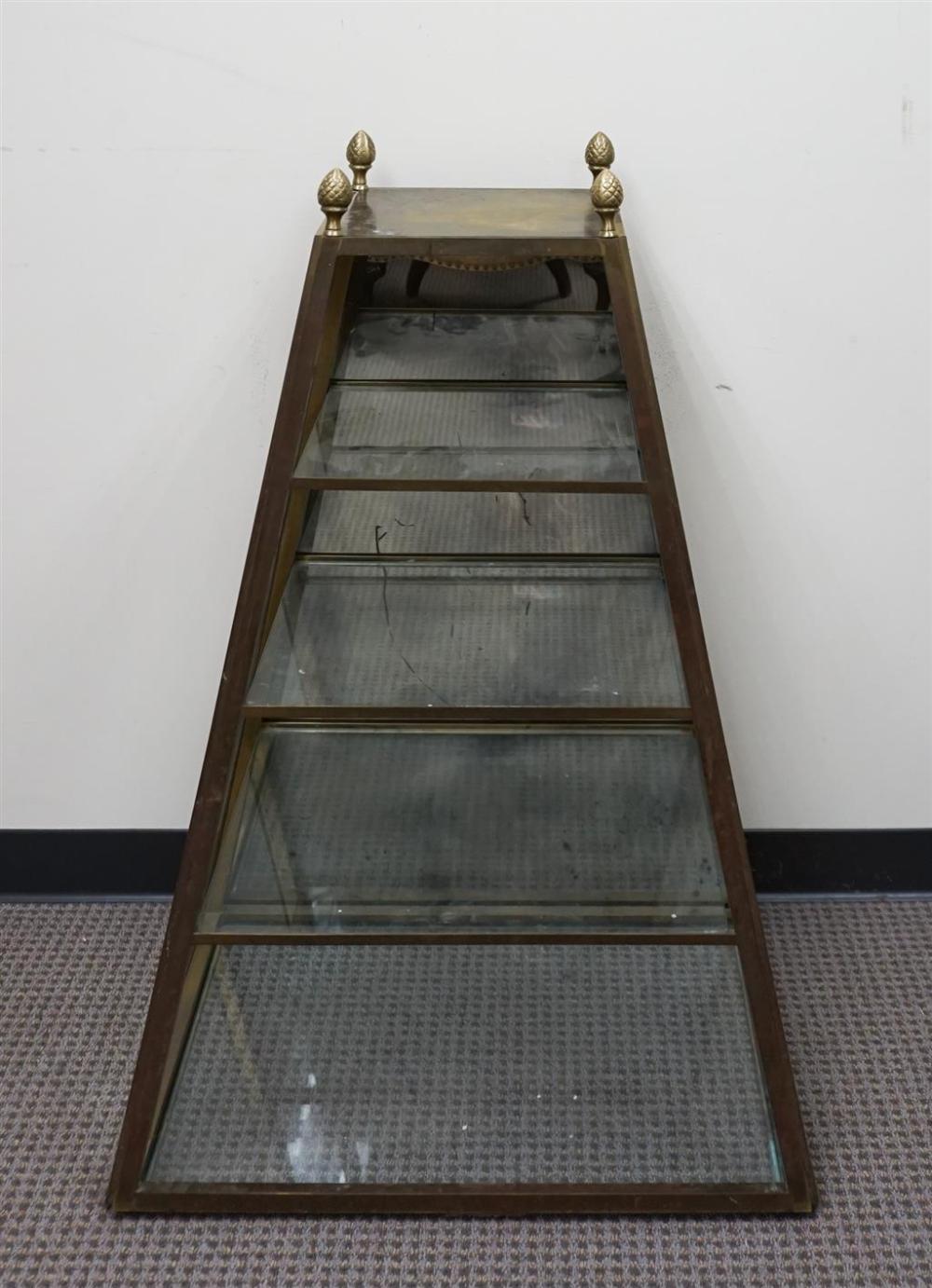 EMPIRE STYLE BRASS PYRAMID-SHAPE