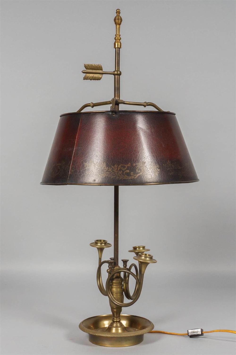 EMPIRE STYLE BRASS THREE-LIGHT
