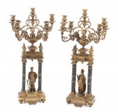 EMPIRE-STYLE BRONZE SEVEN-LIGH