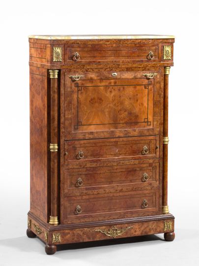 Empire-Style Burl Elm and