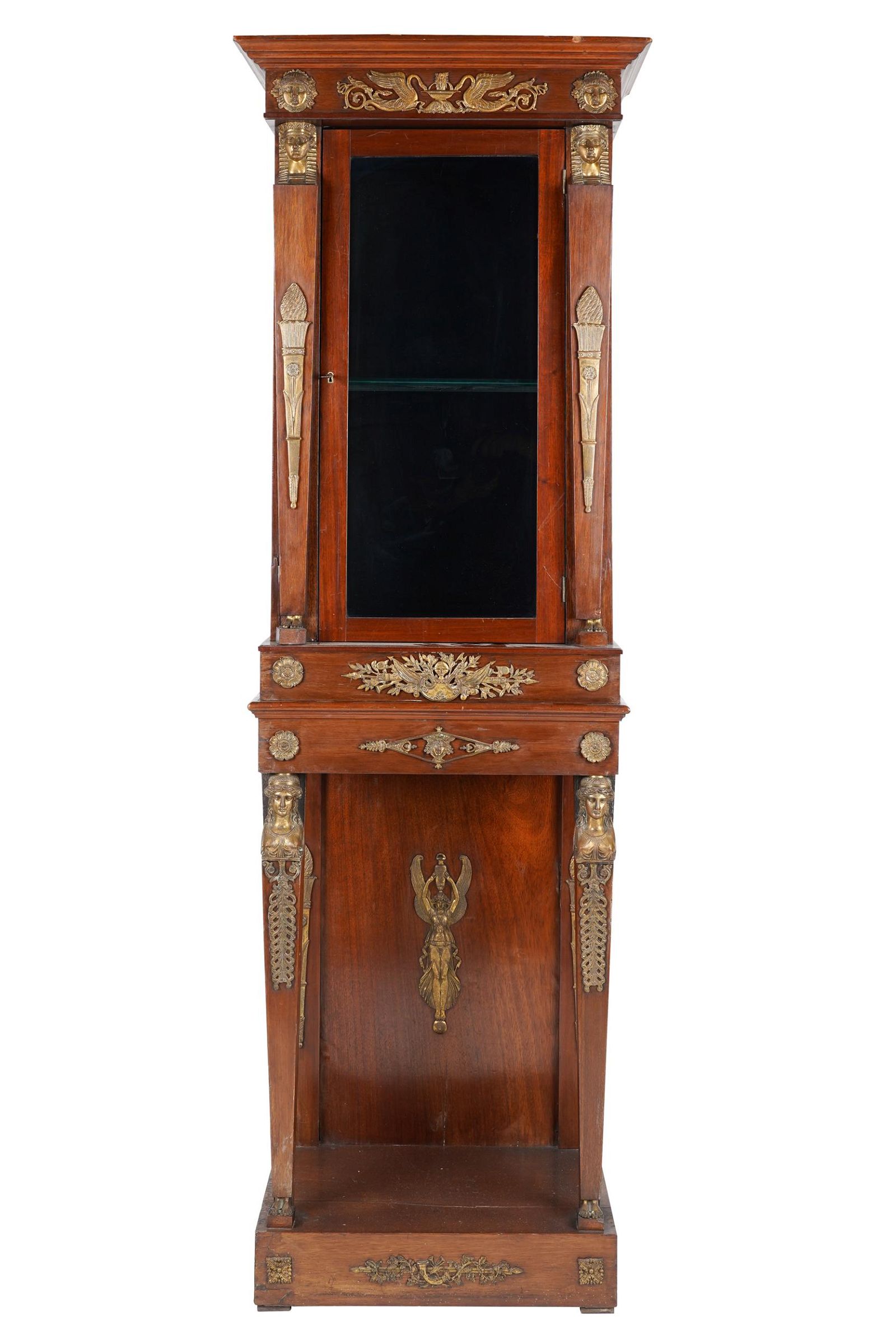 EMPIRE STYLE CABINET ON STANDin two