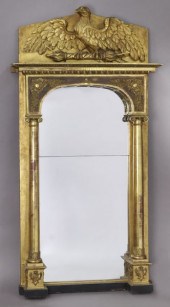 Empire style carved gilt wood