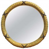 EMPIRE STYLE CARVED WREATH GIL