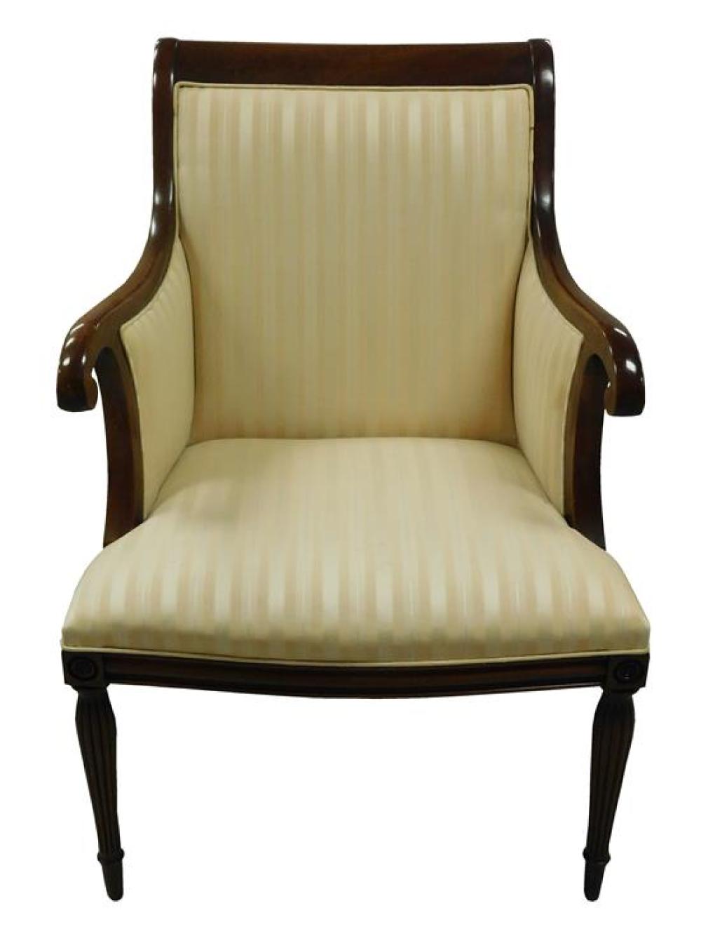 EMPIRE STYLE CHAIR WITH ROLLED