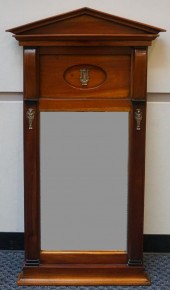 EMPIRE STYLE CHERRY FRAME MIRR