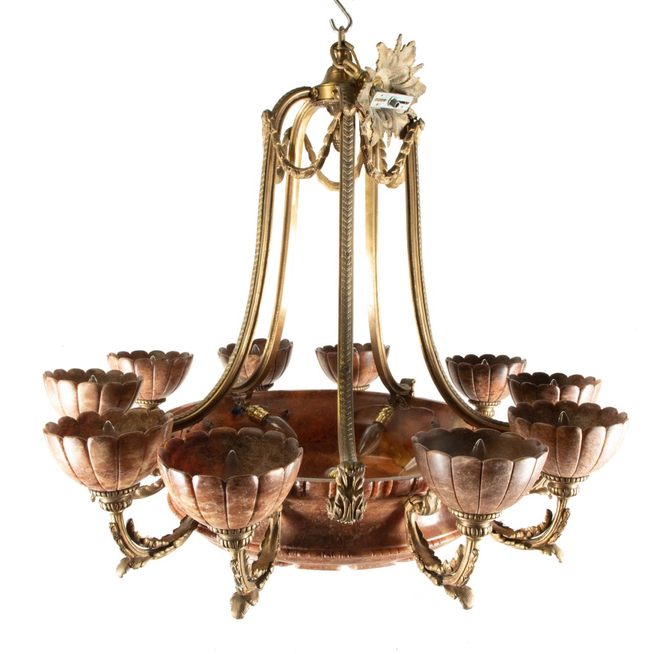 EMPIRE STYLE GILT BRONZE &
