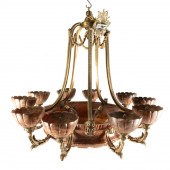 EMPIRE STYLE GILT BRONZE & ALA