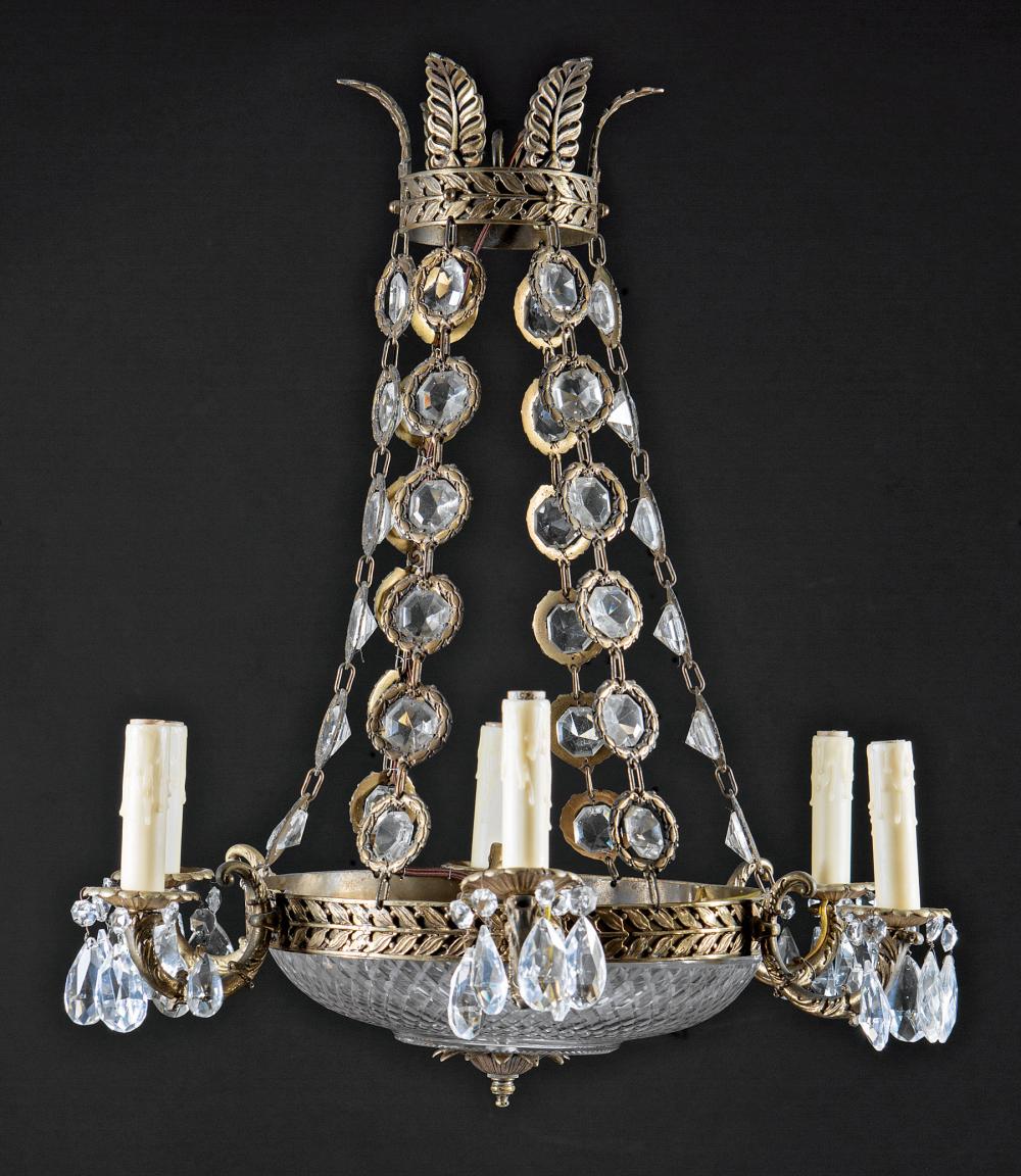 EMPIRE-STYLE GILT BRONZE AND