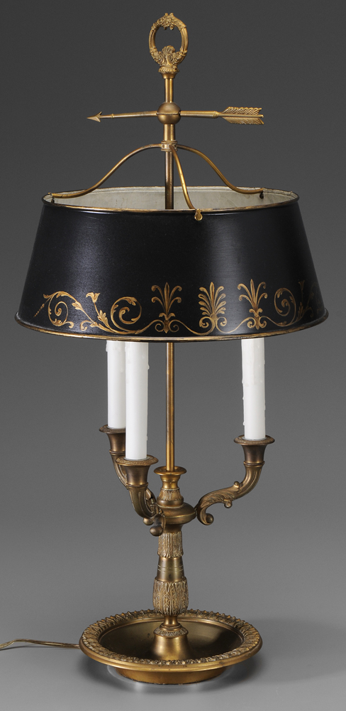Empire Style Gilt Bronze Bouillotte