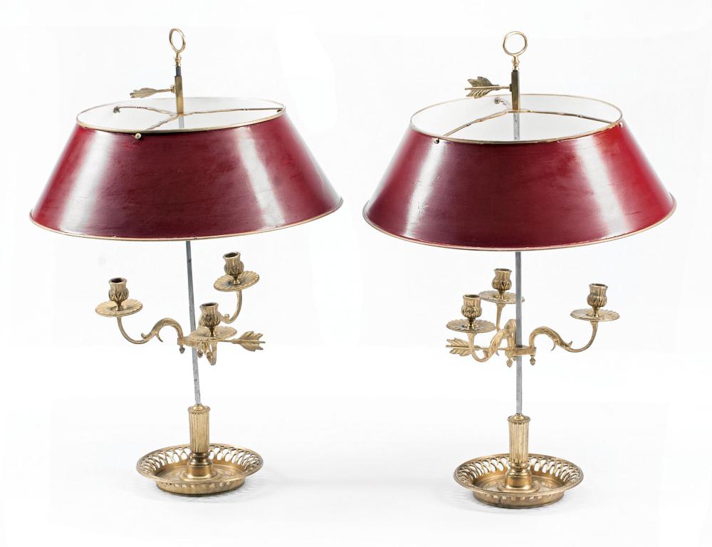 EMPIRE-STYLE GILT BRONZE BOUILLOTTE