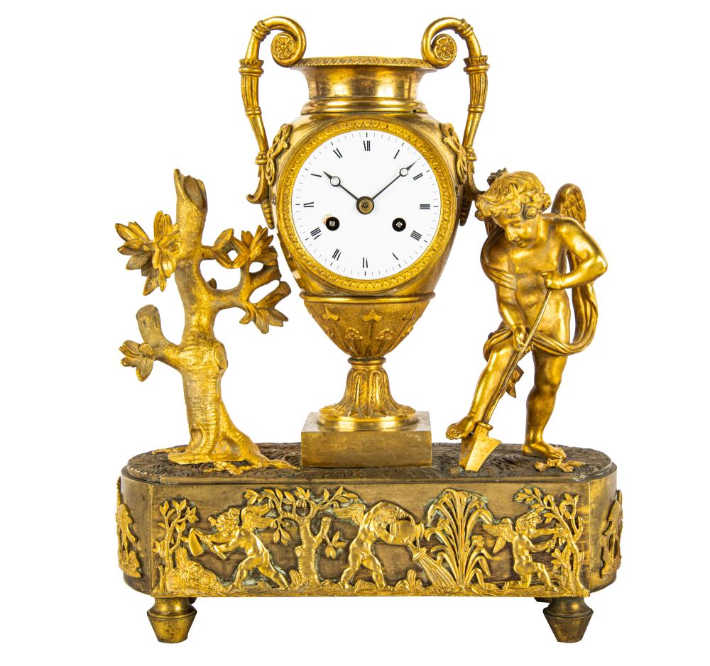 EMPIRE STYLE GILT BRONZE