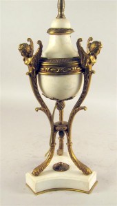 Empire style gilt bronze mount