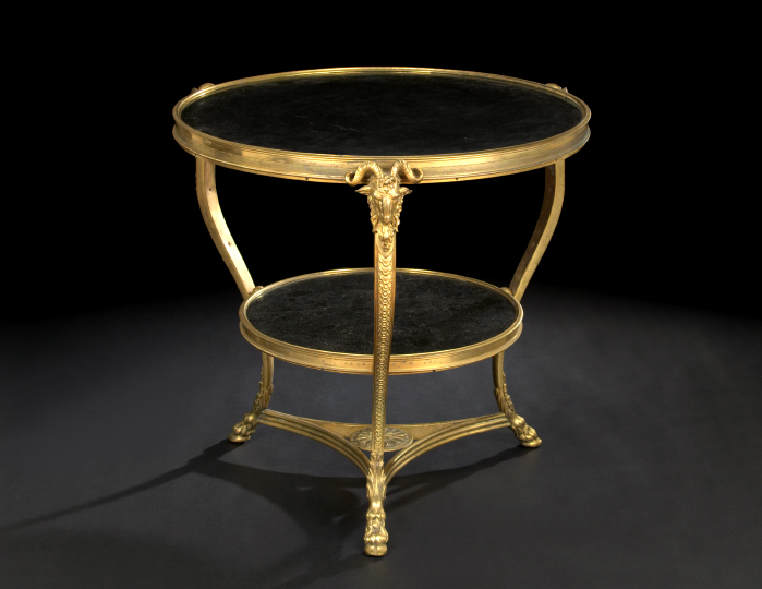 Empire-Style Gilt-Metal and