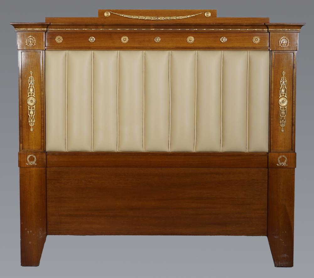 EMPIRE STYLE GILT METAL MOUNTED