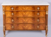 EMPIRE STYLE GILT METAL MOUNTE