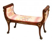 EMPIRE STYLE GILT-METAL MOUNTE