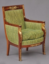 EMPIRE-STYLE GILT-METAL MOUNTE