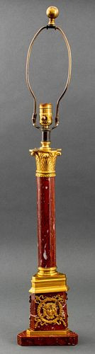 EMPIRE STYLE GILT MOUNTED RED