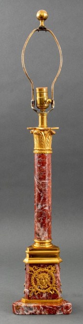 EMPIRE STYLE GILT MOUNTED ROUG