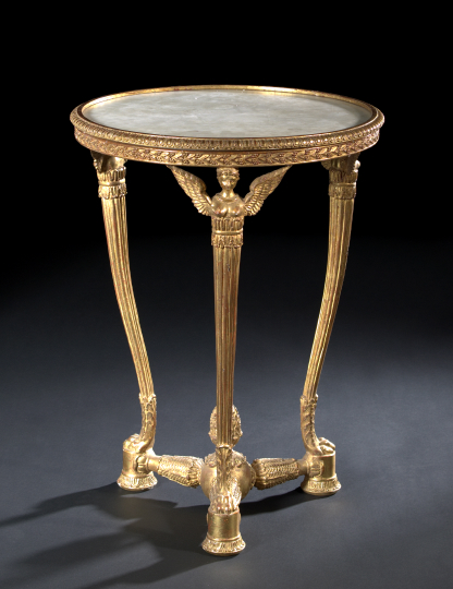 Empire-Style Giltwood and