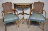 EMPIRE STYLE GOLD PAINTED WOOD