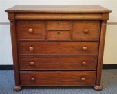 EMPIRE STYLE MAHOGANY BUREAU,